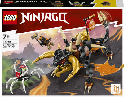 Конструктор LEGO Ninjago Земляний дракон Коула EVO 285 деталей (71782)