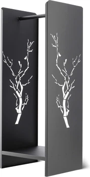 Stojak na drewno kominkowe Kadax Trovo stalowy 90 x 30 x 35 cm K6101 (5903699452448)