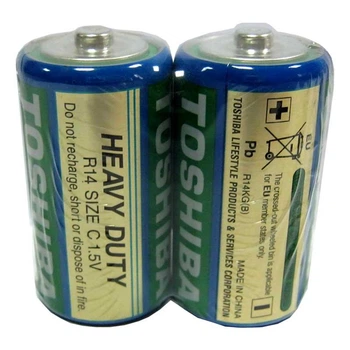 Батарейка R14 Toshiba KG (trey по 2шт) C (51768)