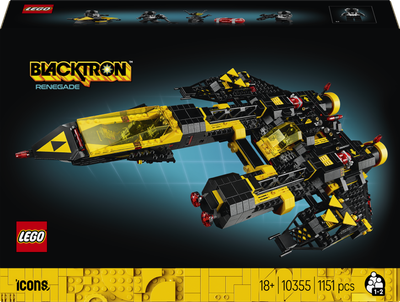 Zestaw klocków LEGO Icons Blacktron Renegade 1151 element (10355)