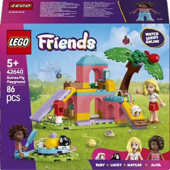Zestaw klocków LEGO Friends Plac zabaw dla świnek morskich 86 elementy (42640)