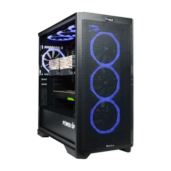 Двухпроцессорная рабочая станция PowerUp #593 Xeon E5 2680 v4 x2 / 32 GB / SSD 512GB / NVIDIA Quadro P5000 16GB многопроцессорная вычислительная система для разработки