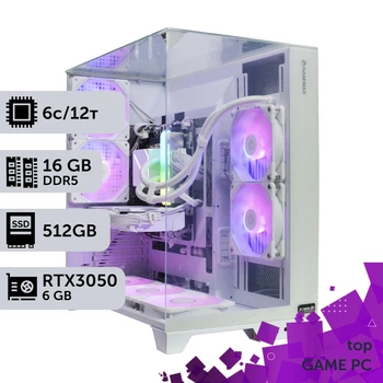 Игровой компьютер GamePC Lite #580 Ryzen 5 8400F/16 GB/SSD 512GB/GeForce RTX 3050 6GB сборка для киберспорта современных игр стрима