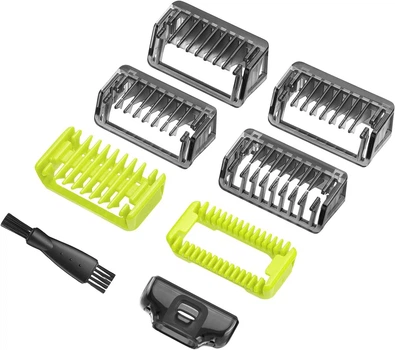 Набір насадок для бритви сумісних с Philips Oneblade 6 насадок + кришка