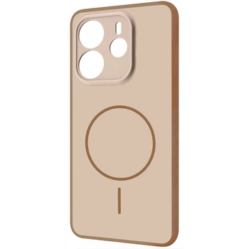 Чехол с защитой камеры Proove Softline Case with Magnetic Ring MagSafe Xiaomi Redmi Note 14 4G (European) 164.84mm beige