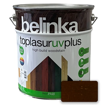 Краска-лазурь для древесины Belinka Toplasur UV Plus полуглянцевая палисандр (24) 5л