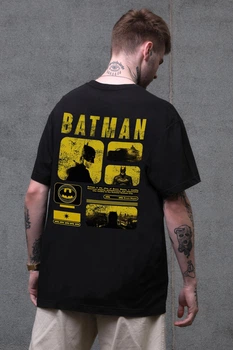 Чоловіча Оверсайз Футболка Without З Принтом Batman 2XL/3XL Black