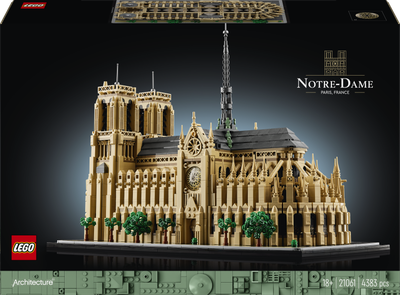 Zestaw klocków LEGO Architecture Notre-Dame w Paryżu 4383 elementy (21061)