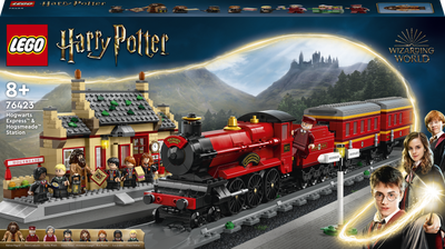 Zestaw klocków LEGO Harry Potter Hogwart Express i stacja Hogsmeade 1074 elementy (76423)