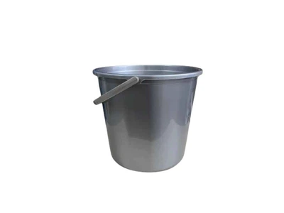 Відро пл. 10л сіре 24,5см VM10grey ТМ"ММ-ПЛАСТ"