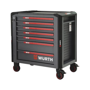 Візок з інструментом 7 секцій, 324 од., Wurth Red Strip Plus (5584881111)