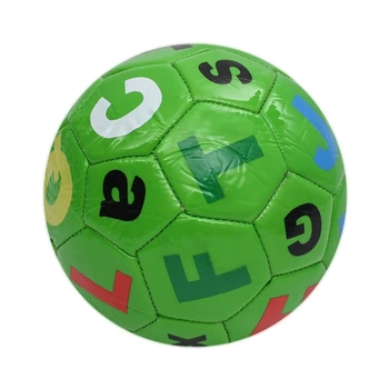 Мяч футбольный Alphabet MS 4833(Green) размер №2, 90 г, в пакете
