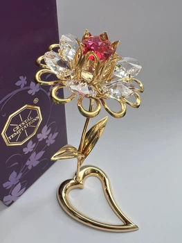 Фигурка со стразами Swarovski Цветок 13 см 1601811