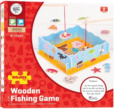 Ігровий набір Bigjigs Toys Магнітна риболовля 2999712 (691621197875)