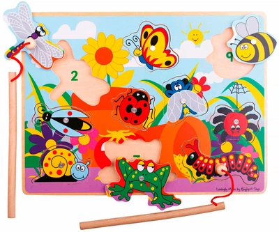 Ігровий набір Bigjigs Toys Комахи: риболовля 2999723 (691621199190)