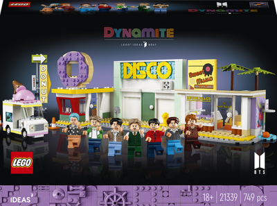 Zestaw klocków LEGO Ideas BTS Dynamite 749 elementów (21339)