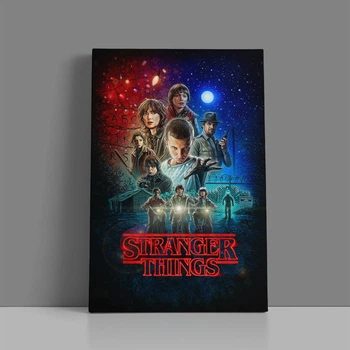 Інтер'єрна картина Дивні Дива, Stranger Things, постер по серіалу, 42×28 см (id1197)