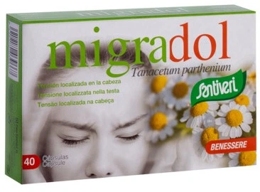 Дієтична добавка Santiveri Migradol Tanacetum 40 капсул (8412170039667)