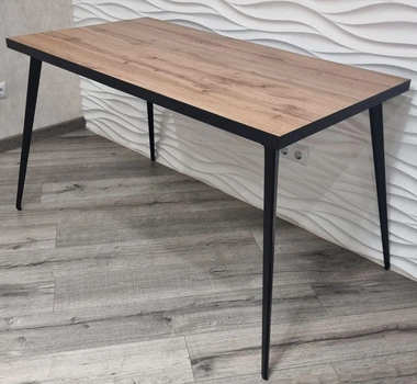 Стол Stilo 1350х750х730 мм Дуб тахо/Черный