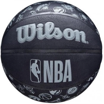 Мяч баскетбольный Wilson NBA ALL TEAM (Indoor/Outdoor) композитная кожа черный WTB1300XBNBA6 размер 6