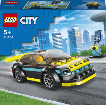 Zestaw klocków LEGO City Elektryczny samochód sportowy 95 elementów (60383)