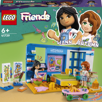 Zestaw klocków LEGO Friends Pokój Liann 204 elementy (41739)