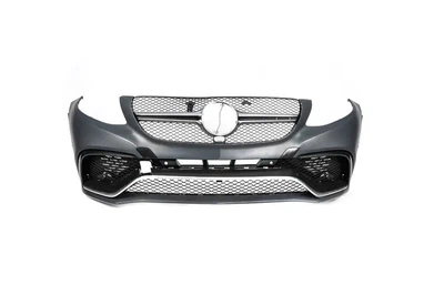 Передний бампер GLE63 AMG V1 (для GLE) для Mercedes GLE/ML сlass W166 2011-2018 гг