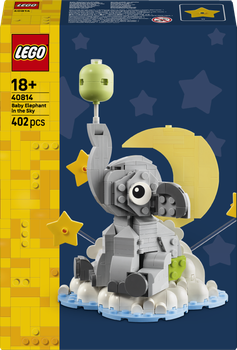 Zestaw klocków LEGO Słoniątko na niebie 402 elementy (40814)