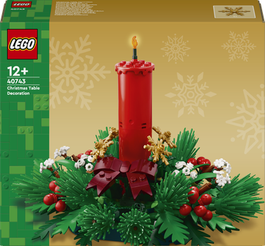 Zestaw klocków LEGO Świąteczna dekoracja stołu 433 elementy (40743)