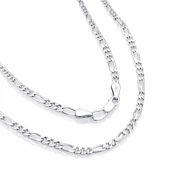 Серебряная цепочка DIVA плетения Фигаро 45 см