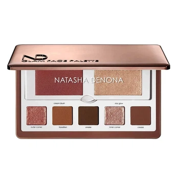 Natasha Denona Палетка тіней та рум'ян Glam Face Palette, 13 г