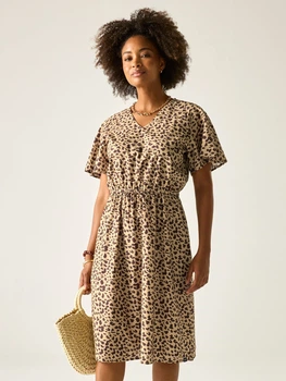 Плаття міді літнє жіноче Regatta Women's Elona Dress RWD123-ZTP 34 Коричневе (5063516443773)