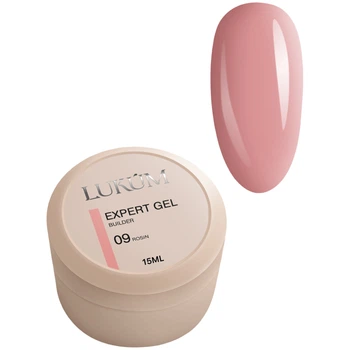 LUKUM Builder Gel Expert Зміцнюючий гель №09 Rosin, 15 мл