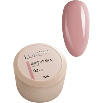 LUKUM Builder Gel Expert Зміцнюючий гель №03 Bliss, 15 мл
