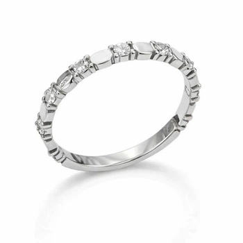 Кольцо серебряное фантазия с фианитами Silver Style 16.5 р. (10481.20 sku:2300102314523)