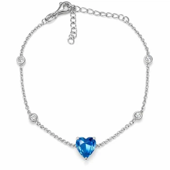 Браслет серебряный фантазия с фианитами Silver Style 15 р. (9550430яг sku:4200011427995)