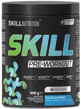 Передтренувальний комплекс Skill Nutrition у порошку 400 г Кислі желейки (5904139926109)