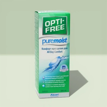 Розчин для контактних лінз Alcon Opti-Free PureMoist 300 мл рідина для лінз Опті-Фрі Пур Моіст догляд дезінфекція зволоження зберігання лінз