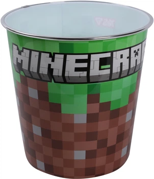 Кошик для смiття YES Minecraft 21 х 22 см 708500 (5056574498700)
