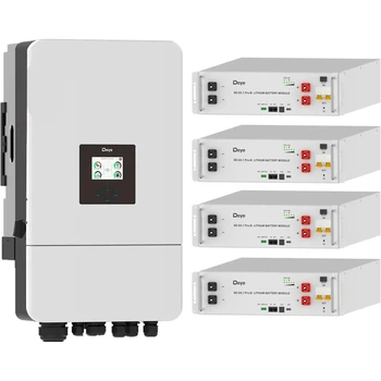 Система хранения энергии Deye SUN-12K-SG05LP3-EU-SM2 12kW + 4 АКБ SE-G5.1 Pro-B 20.4kWh (51.2V/100Ah/5120Wh) [159596]