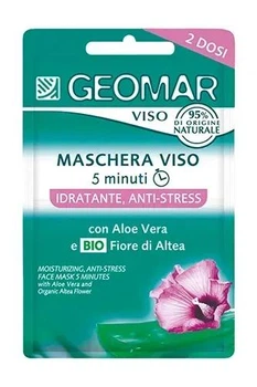 Маска для обличчя GEOMAR Moisturizing Anti-Stress Face Mask натурального походження, 15 мл