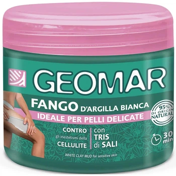 Антицелюлітний засіб GEOMAR White Clay Mud з Білою глиною, 600 г