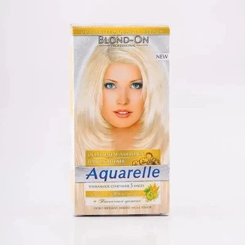 Висвітлювач волосся Aquarelle Blond-On NEW з екстратом протеїну та олією винограду