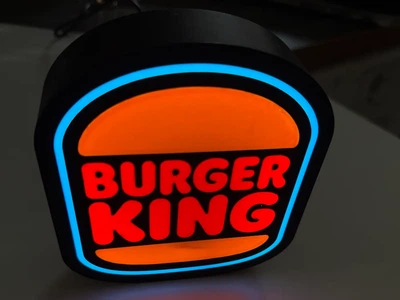 Світильник-нічник у формі логотипу burger king з led підсвіткою. Aivory