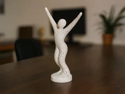 Статуетка тріумф у вигляді фігури людини з піднятими руками. Aivory