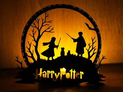 Світильник нічник Harry Potter Гаррі та Герміона. Aivory