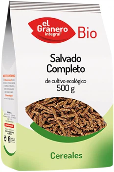 Otręby organiczne El Granero Salvado Completo Bio 500 g (8422584019384)