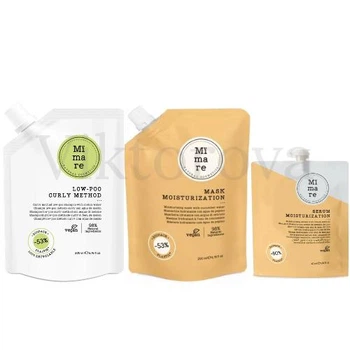 Набор для увлажнения вьющихся волос Mimare: Шампунь Mimare Curly Method Low-Poo Shampoo 200 мл + Маска Mimare Moisturization Mask 200 мл + Серум Mimare Moisturization Serum 40 мл