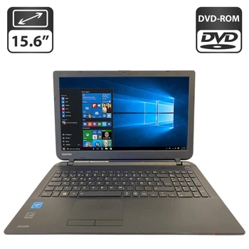Ноутбук Б-класс Toshiba Satellite C50-B-1CD5 / 15.6" (1366x786) TN / Intel Celeron N2840 (2 ядра по 2.16 - 2.58 GHz) / 8 GB DDR3 / 750 GB HDD / Intel HD Graphics / WebCam / DVD-ROM б/у