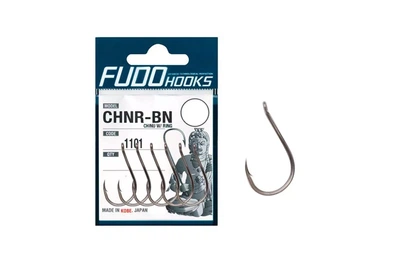 Крючки Fudo Chinu W/Ring Black №6 (16шт/уп) (6131005008)
